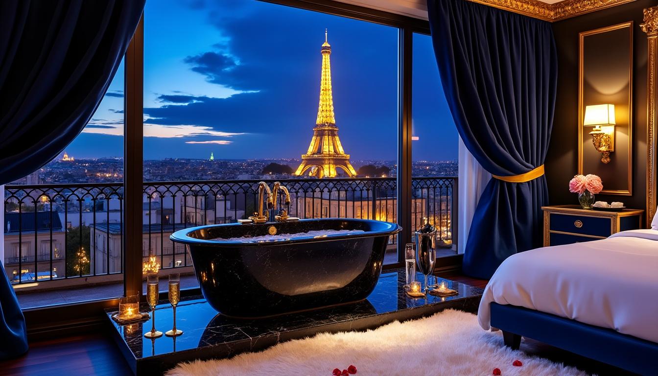 découvrez les meilleures love rooms à paris pour une nuit romantique inoubliable. ambiance cosy, décor chic, et services dédiés pour les couples en quête d'évasion.