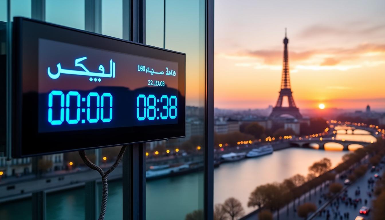 découvrez les horaires précis des prières (salat) à paris pour l'année 2026. planifiez vos moments de dévotion avec nos informations fiables et actualisées.