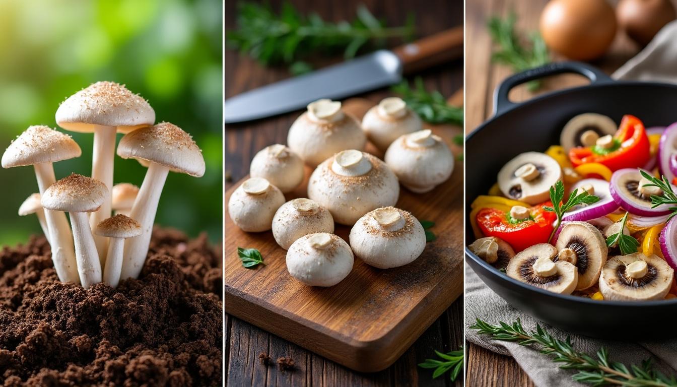 découvrez tout ce qu'il faut savoir sur le champignon de paris : sa culture, ses bienfaits pour la santé, et ses nombreuses utilisations culinaires.