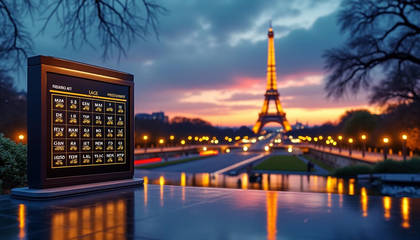 consultez notre guide complet des horaires de prière à paris, incluant les jours clés et conseils pratiques pour rester à jour facilement.